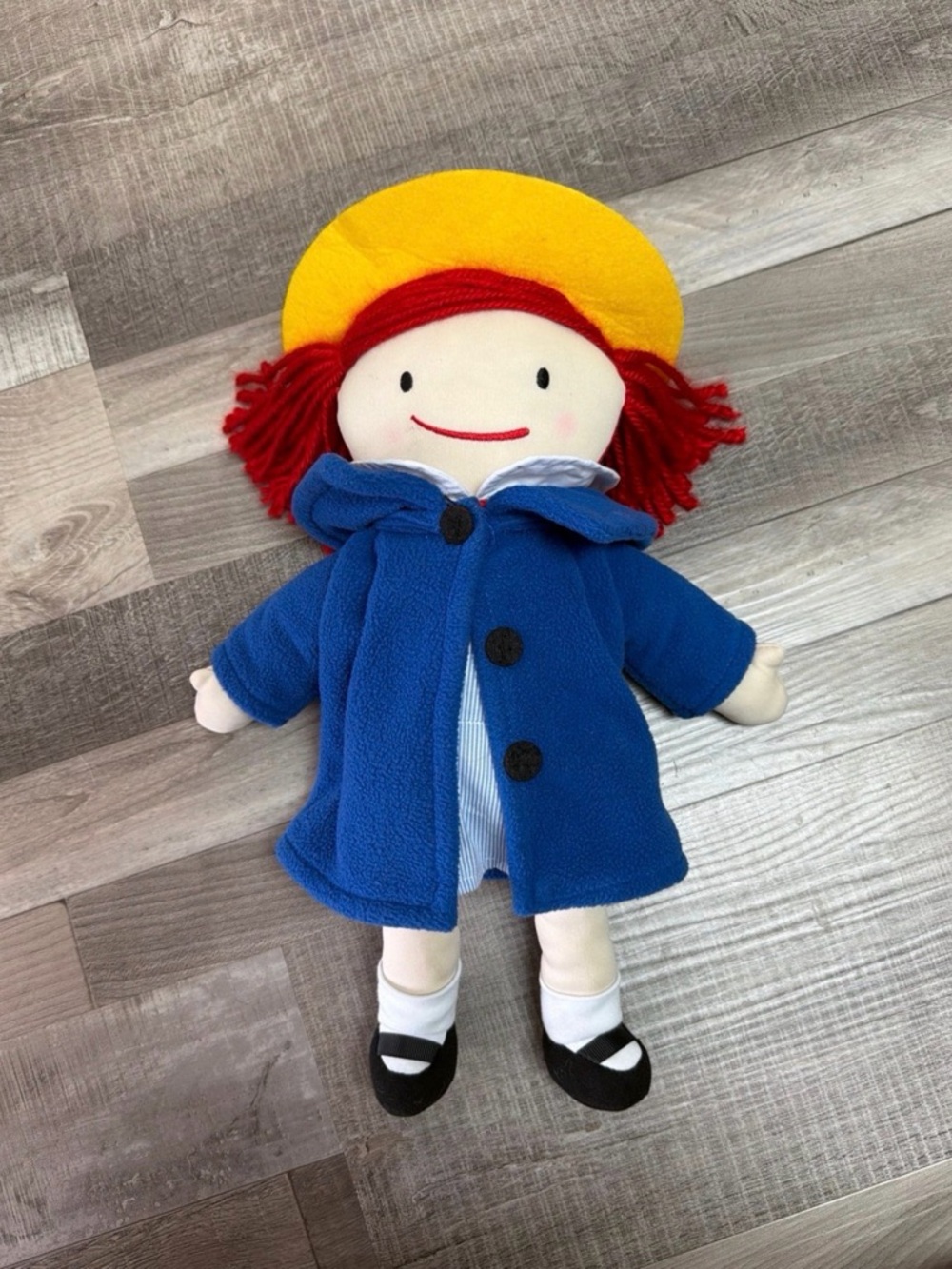 Yottoy Madaline Plush Doll Toy with Jacket Hat and Dress